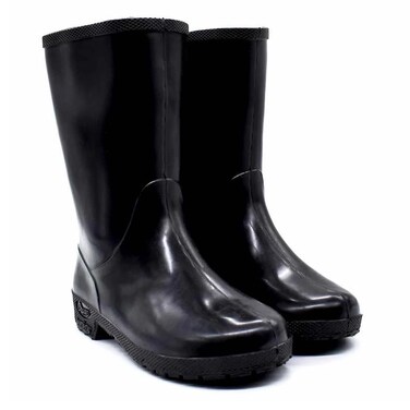 Champ Junior Gumboot Black 10C