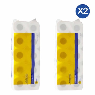 Mychoice Toilet Roll White 10'S X2