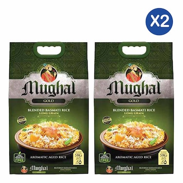 Mughal Gold Basmati Rice 5Kg X2