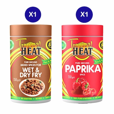 Tropical Heat Paprika+ Mix Spices Wet &amp; Dry 100G