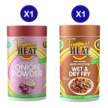 Tropical Heat Mixed Spices + Onion Powder 100G