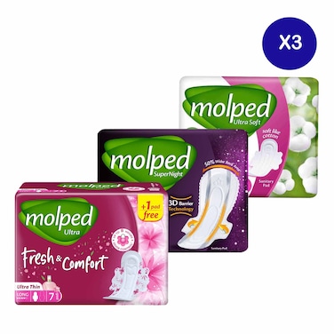 Molped Pads Trio Pack Combo