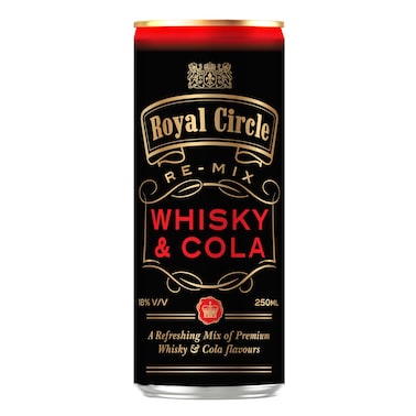 Royal Circle  Whisky &amp; Cola Rtd 250ml