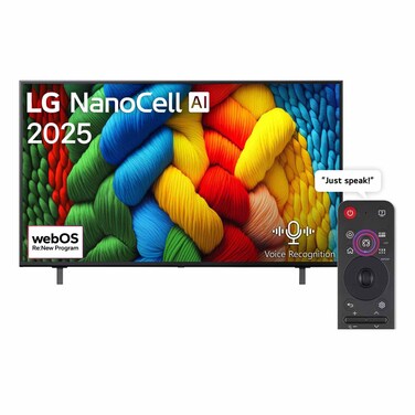 LG TV 75 4K Nanocell 75NANO80A6A