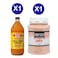 Bragg Apple Cider Vinegar+Naturalli Himalayan Pink Fine Salt 