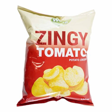 Wots Potato Crisps Zingy Tomato 120g