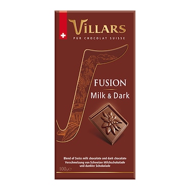 VILLARS PURE CHOCO F. MILK&amp;DARK 50G