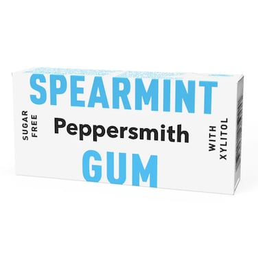 PEPPERSMITH SPEARMINT S/F GUM 15G