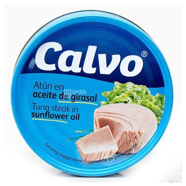 Calvo Tuna In Sunflower Oil 160g