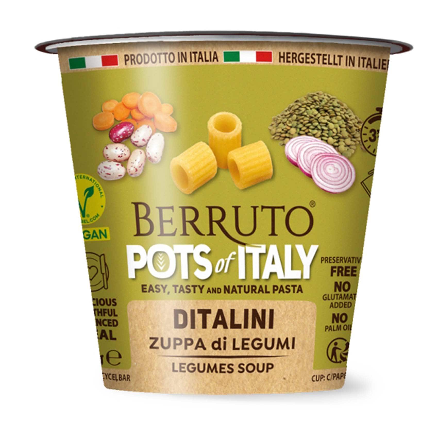 Buy Berruto Vegan Legume Soup 70g Online | Carrefour Kenya
