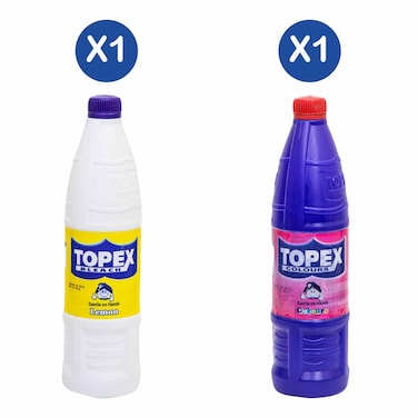 Topex Bleach Lemon + Topex Bleach Colours 750ml