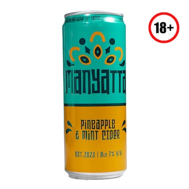 Manyatta Pineapple &amp; Mint Cider Can 330ml