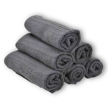 Cotton Terry Premium Face Towel Grey