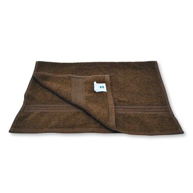 Cotton Terry Premium Hand Towel Brown