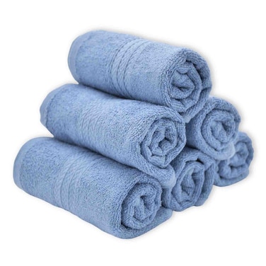 Cotton Terry Premium Hand Towel S/Blue