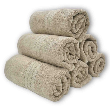 Cotton Terry Premium Hand Towel Camel