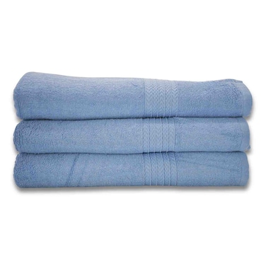 Cotton Terry Premium Bath Towel S/Blue