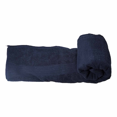 Cotton Terry Premium Bath Sheet Dark Blue