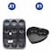 Non Stick 12 Pieces Muffin Tray + Non Stick Heart Cake Baking Tray

