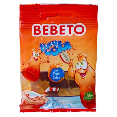 Bebeto Soft Candy Fizzy Cola 18g