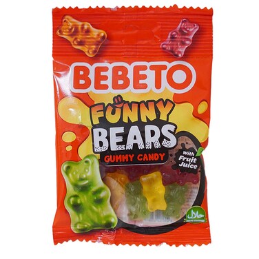 Bebeto Gummy Candy Funny  Bears 35g