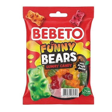 Bebeto Gummy Candy Funny Bears 80g