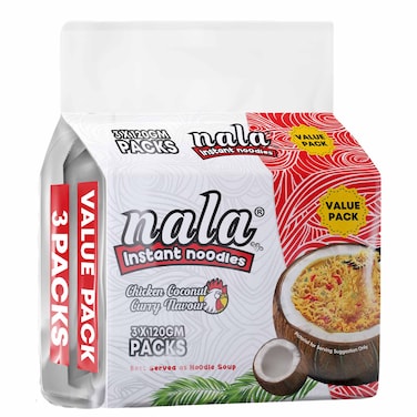 Nala Chicken Coconut Noodles 120gx3