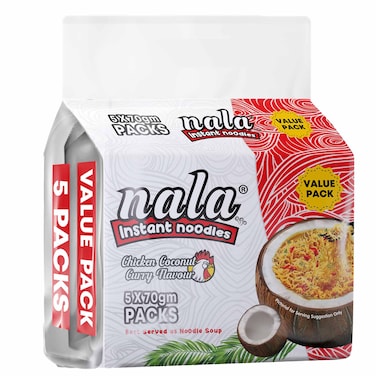 Nala Chicken Coconut Noodles 70gX5