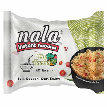 Nala Vegetable Flavored Noodles 70g