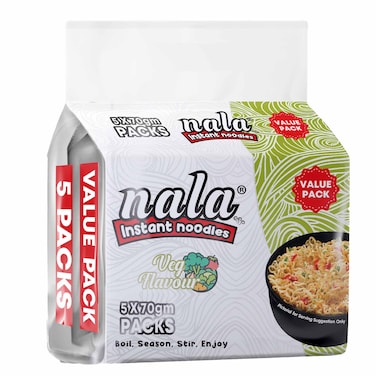 Nala Vegetable Flavored Noodles 70gx5