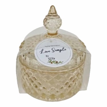 Siya Ca-002 Light Green Glass Jar With Lid