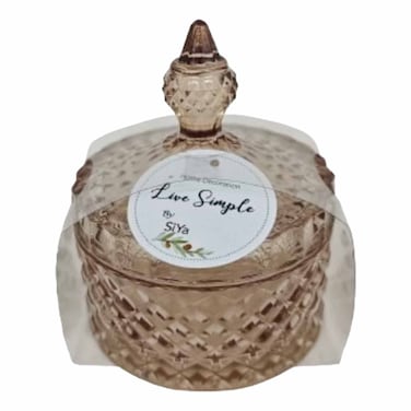 Siya Ca-003 W-Grey Glas Jar With Lid