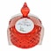 Siya Ca-006 Orange Glass Jar With Lid