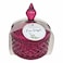 Siya Ca-008 Fuschia Glass Jar With Lid