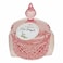 Siya Ca-010 Light Pink Glass Jar With Lid