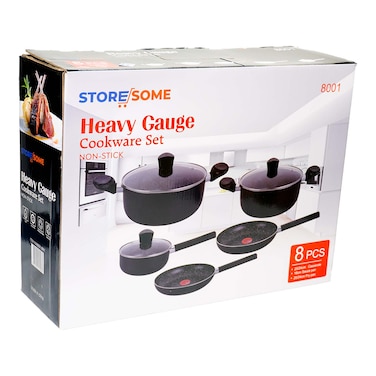 Storesome 8pc Non-stick Cookware Set