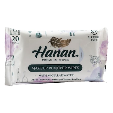 Hanan Make-Up Remover Wipes 20s
