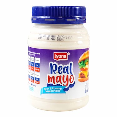 Lyons Real Mayonnaise 380ml Jar