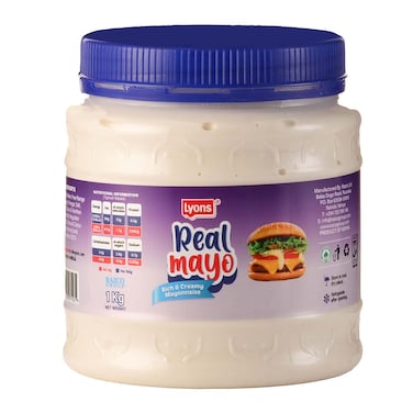 Lyons Real Mayonnaise 1Kg Jar