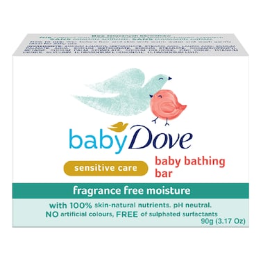 Dove Baby Fragrance Free Moisture Soap 90g