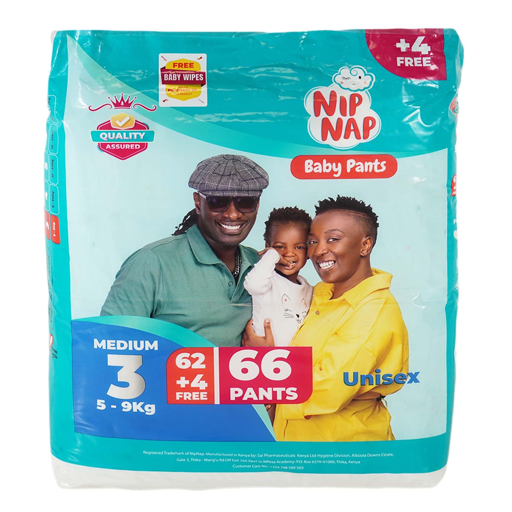 Buy Nipnap Pants Jumbo Size 3*66 Pcs Online | Carrefour Kenya