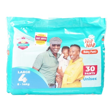 Nipnap Pants High Count Size 4*30 Pcs