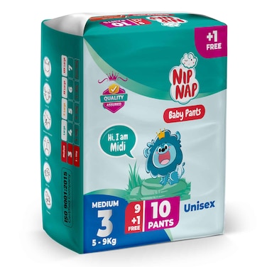 Nipnap Pants Low Count Size 3*10pcs