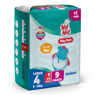Nipnap Pants Low Count Size 4*9pcs