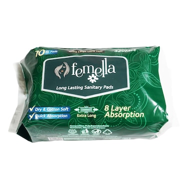Femella Sanitary Pads Thin Value Pack 10Pcs