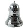 Deco Silver Xmas Bell