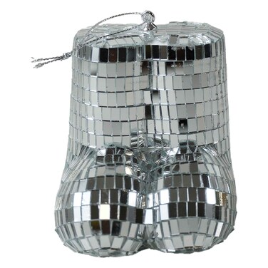 Deco Silver Xmas Boots