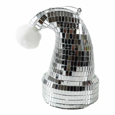 Deco Silver Xmas Hat