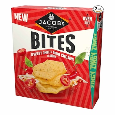 Jacob's Bites Sweet Chilli &amp; Sour Cream 125g
