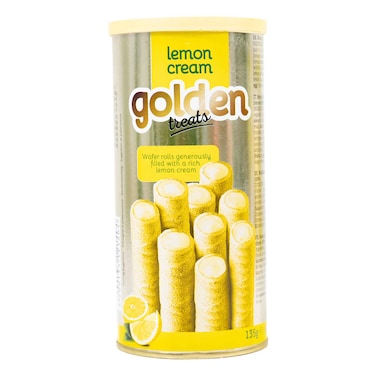 Golden Treats Lemon Cream Wafers 135g